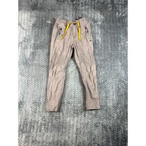 LRG Lifted Research Group LRGeans Moto Pants Boys‎ 7 Gray Elastic Waist Mid Rise
